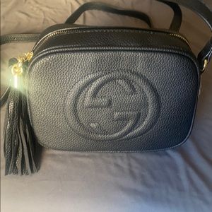 GG black crossbody bag